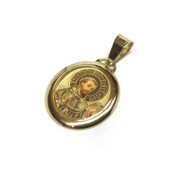 18 kt gold Saint Francis medal