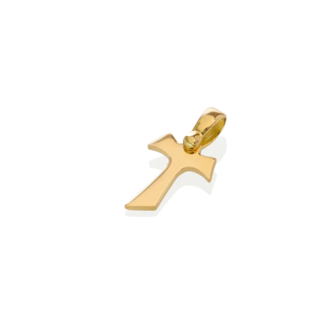 Gold Sign Tau cross