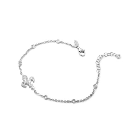 Gold Iter Florence bracelet with stones and diamonds