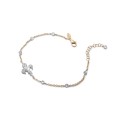 Gold Iter Florence bracelet with stones and diamonds