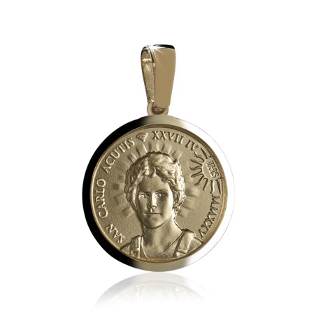 Gold St. Carlo Acutis medal