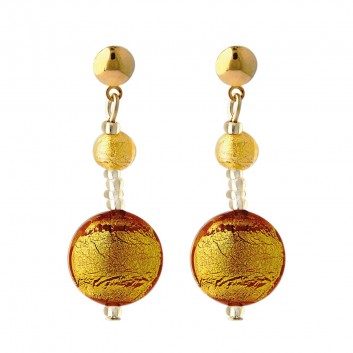 EARRINGS NOIR TOP - Antica Murrina