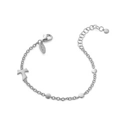 Bracciale Segno con piccolo Tau Francescano in argento