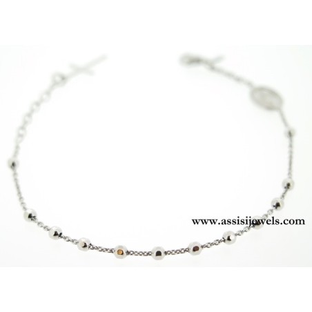 Bracciale rosario argento 925
