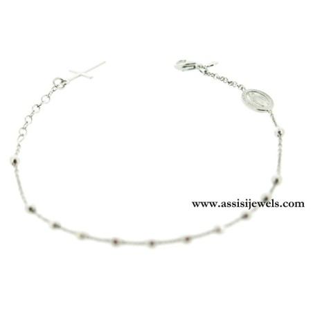 925 sterling silver rosary bracelet