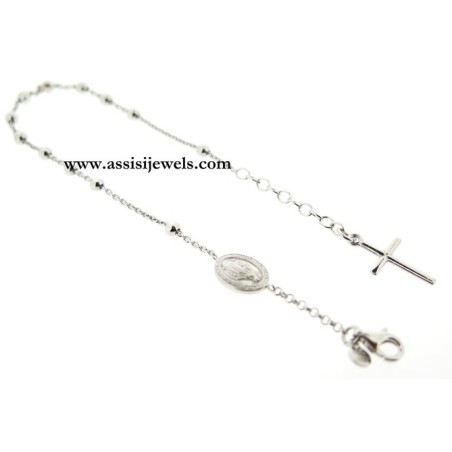 Bracciale rosario argento 925