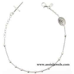 Bracciale rosario argento 925