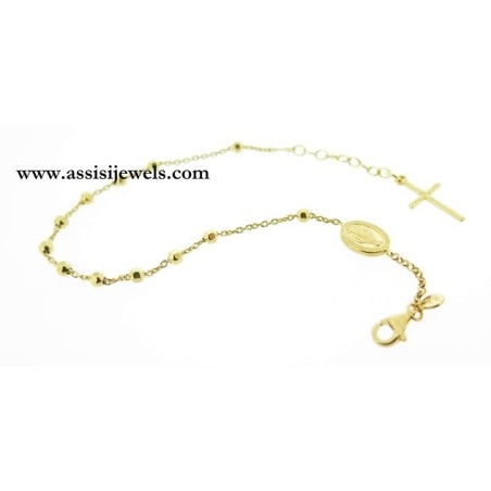 925 sterling silver rosary bracelet