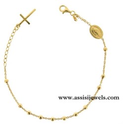 925 sterling silver rosary bracelet