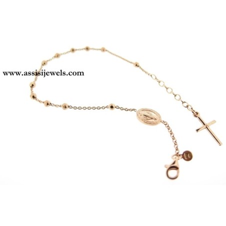 925 sterling silver rosary bracelet
