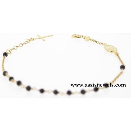 925 sterling silver rosary bracelet