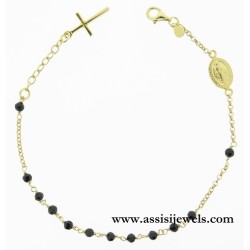 Bracciale rosario argento 925