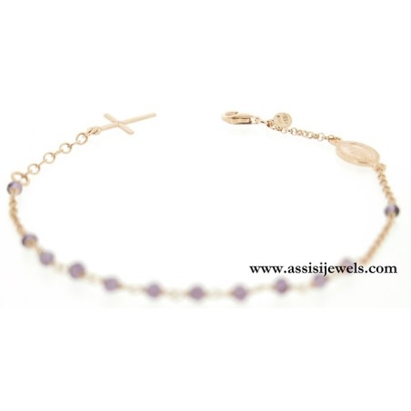 Bracciale rosario argento 925