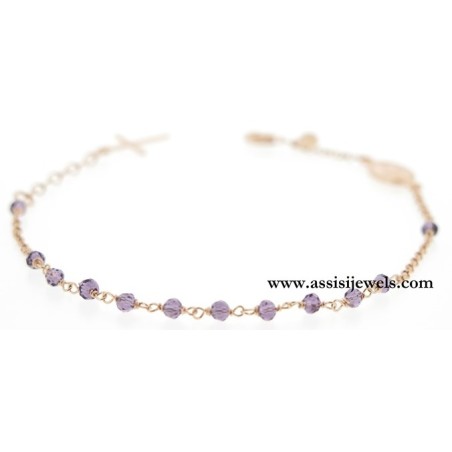 Bracciale rosario argento 925