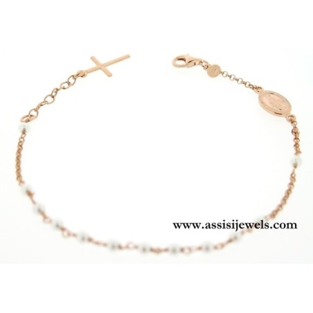 Bracciale rosario argento 925
