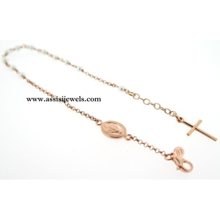 Bracciale rosario argento 925
