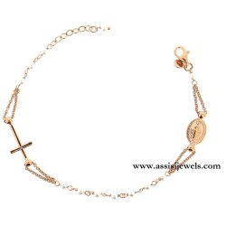 Bracciale rosario argento 925