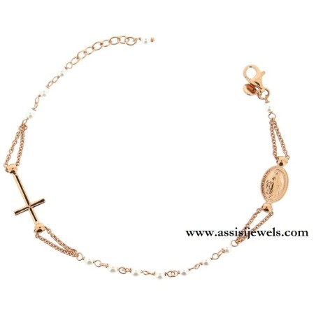 925 sterling silver rosary bracelet