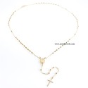 Collana rosario argento 925