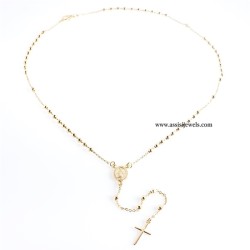 Collana rosario argento 925