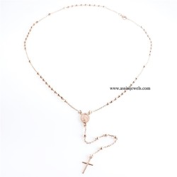 Collana rosario argento 925