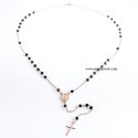 Collana rosario argento 925