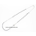 Collana rosario argento 925