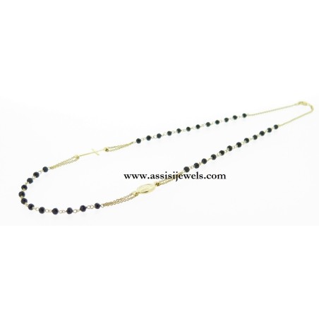 925 sterling silver rosary necklace