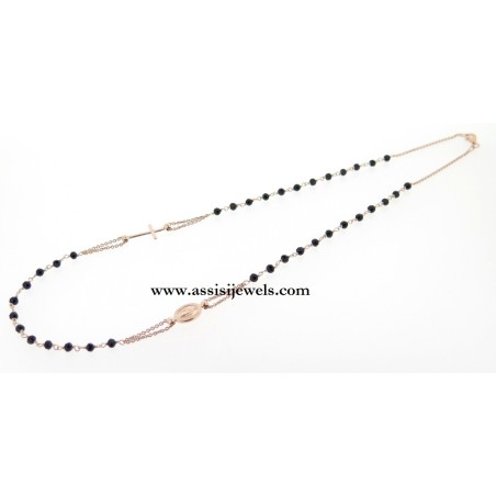925 sterling silver rosary necklace