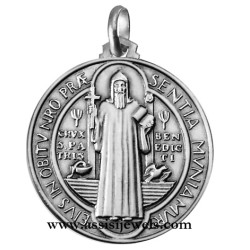 Medaglia di S. Benedetto argento 925