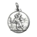 Medaglia di S. Cristoforo argento 925