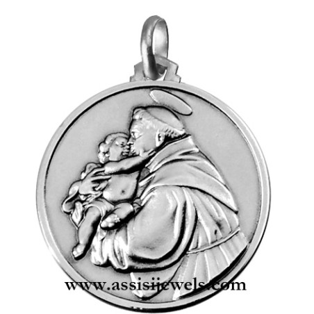 Medaglia di S. Antonio di Padova argento 925