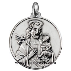 Medaglia di S. Giuseppe argento 925
