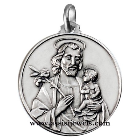 Medaglia di S. Giuseppe argento 925