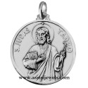 925 sterling silver Saint Giudas Thaddeus medal