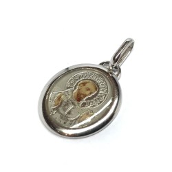925 sterling silver Saint Francis medal