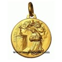 Medaglia di Santa  Rita oro 18 kt