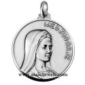 925 sterling silver Madonna of Medjugorje medal