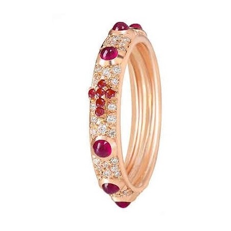 Nardelli gold rosary ring