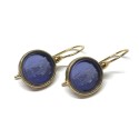 Michelangelo gioielli glass paste intaglio earrings