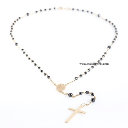 925 sterling silver rosary necklace