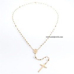 Collana rosario argento 925