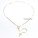925 sterling silver rosary necklace