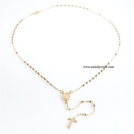 925 sterling silver rosary necklace
