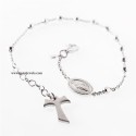 925 sterling silver rosary bracelet