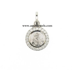 Medaglia di S. Francesco argento 925