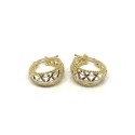 Orecchini pvz oro 18 kt