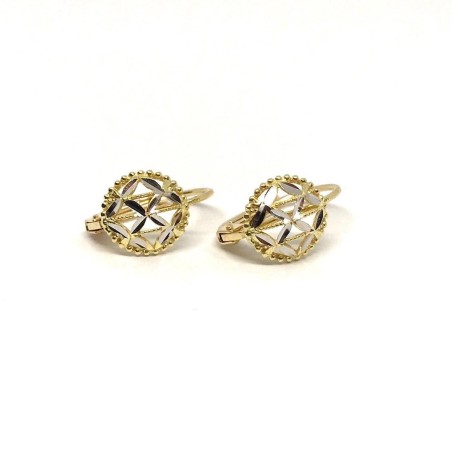 18 kt gold pvz earrings