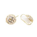 18 kt gold pvz earrings