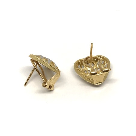 Orecchini pvz oro 18 kt